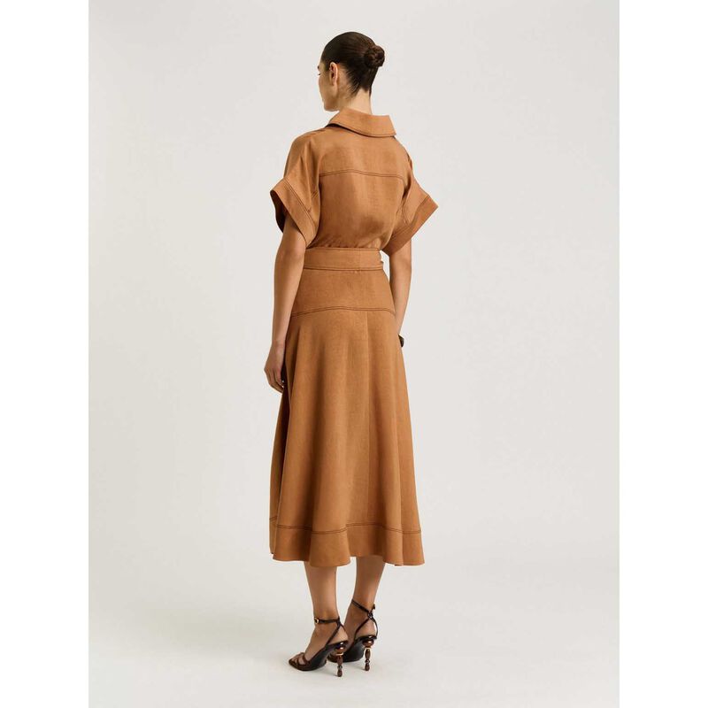 Veronika Maine Washer Lyocell Shirtdress image number 1